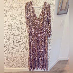 Lilly Pulitzer Maxi Dress Leopard Print
